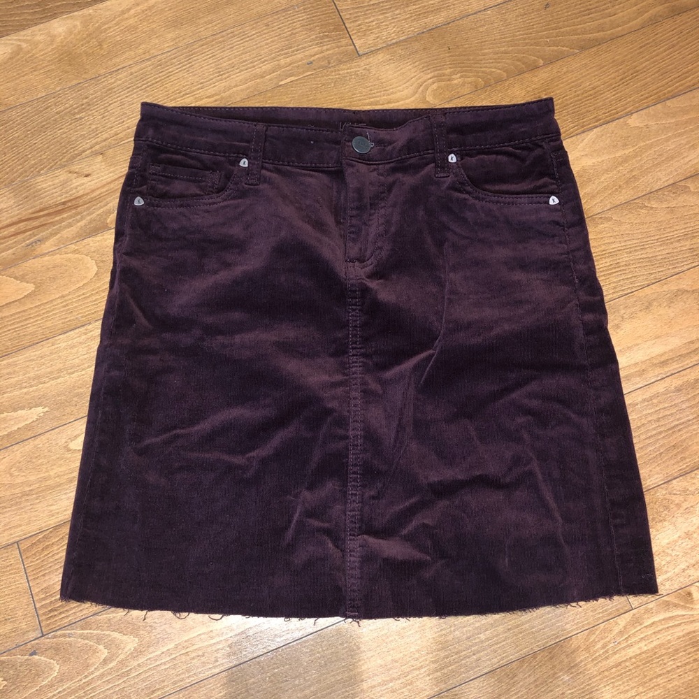 Kut from the Kloth Corduroy Mini Skirt